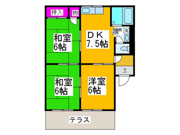 メゾンプリオールの物件間取画像